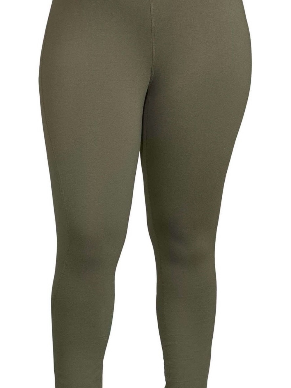 Athletic Works Olive Green High-Waist Leggings